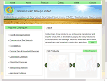 Tablet Screenshot of goldengraingroup.com